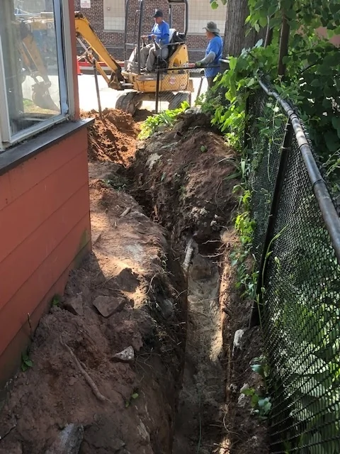 Exterior Sewer and Water Line Installation